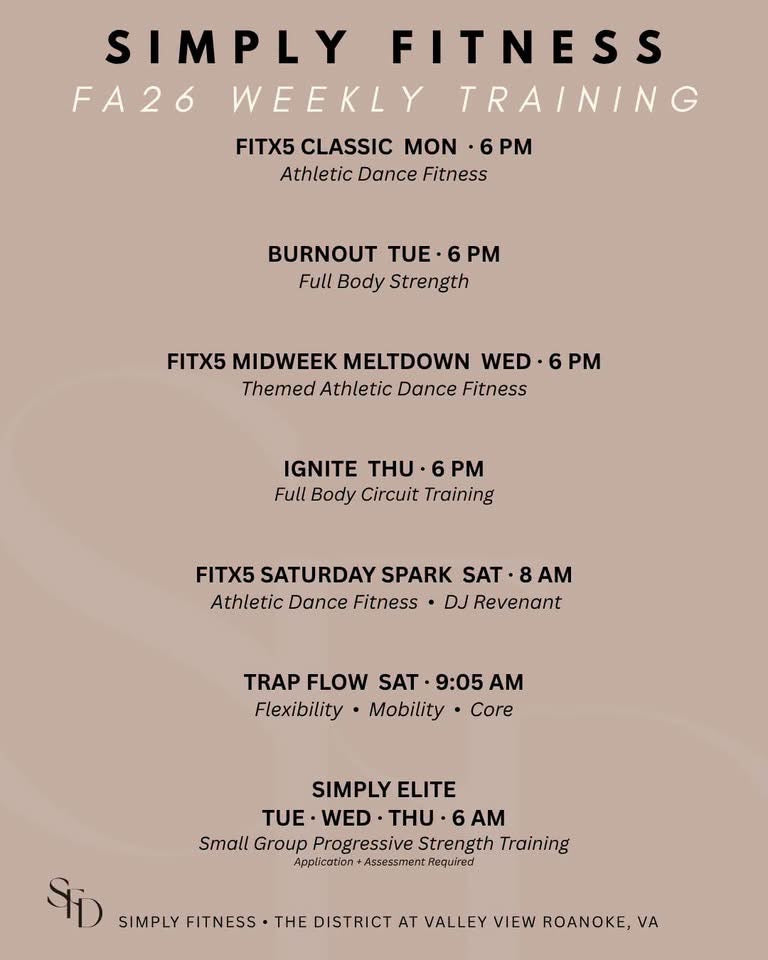 3 sessions for $30
